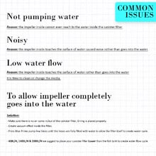 White Single Tube Aquarium External Canister Filter